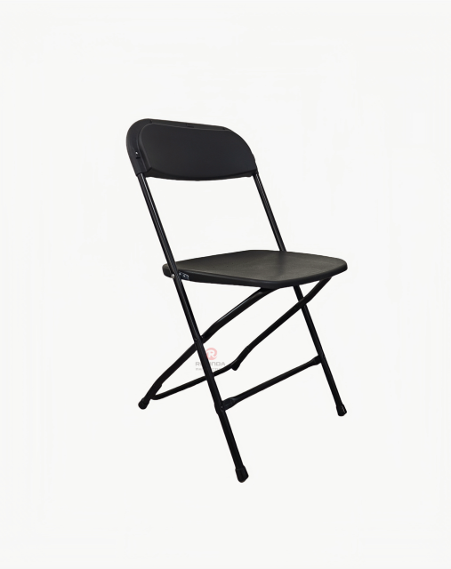 Black outdoor garden Office space School Beach chairs HDPE folding chairs