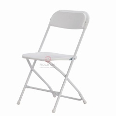 High quality folding beach outdoor office chair White HDPE folding chair