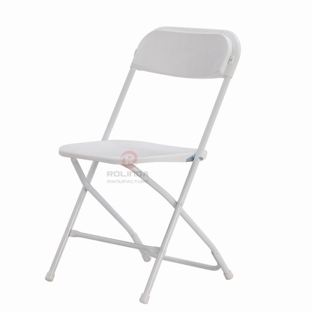 High quality folding beach outdoor office chair White HDPE folding chair
