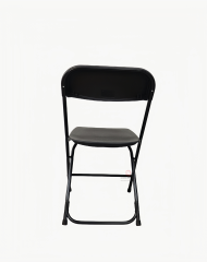 Black outdoor garden Office space School Beach chairs HDPE folding chairs