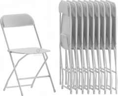High quality folding beach outdoor office chair White HDPE folding chair