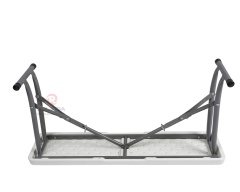 White plastic table Restaurant Camping outdoor durable HDPE folding table