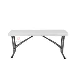 White plastic table Restaurant Camping outdoor durable HDPE folding table