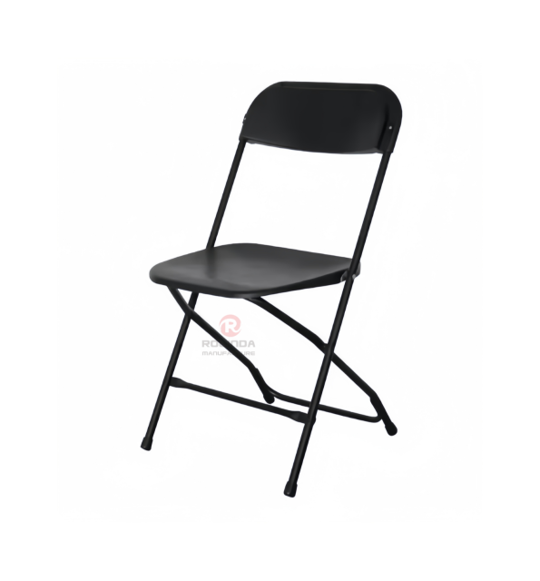 Black outdoor garden Office space School Beach chairs HDPE folding chairs