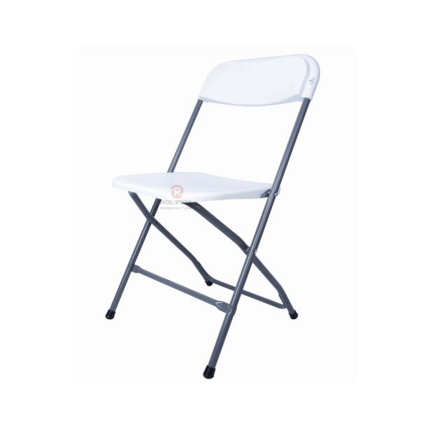 High quality folding beach outdoor office chair White HDPE folding chair