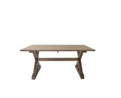 French style outdoor wedding banquet detachable table Solid wood farm table