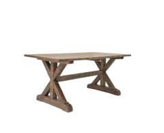 French style outdoor wedding banquet detachable table Solid wood farm table
