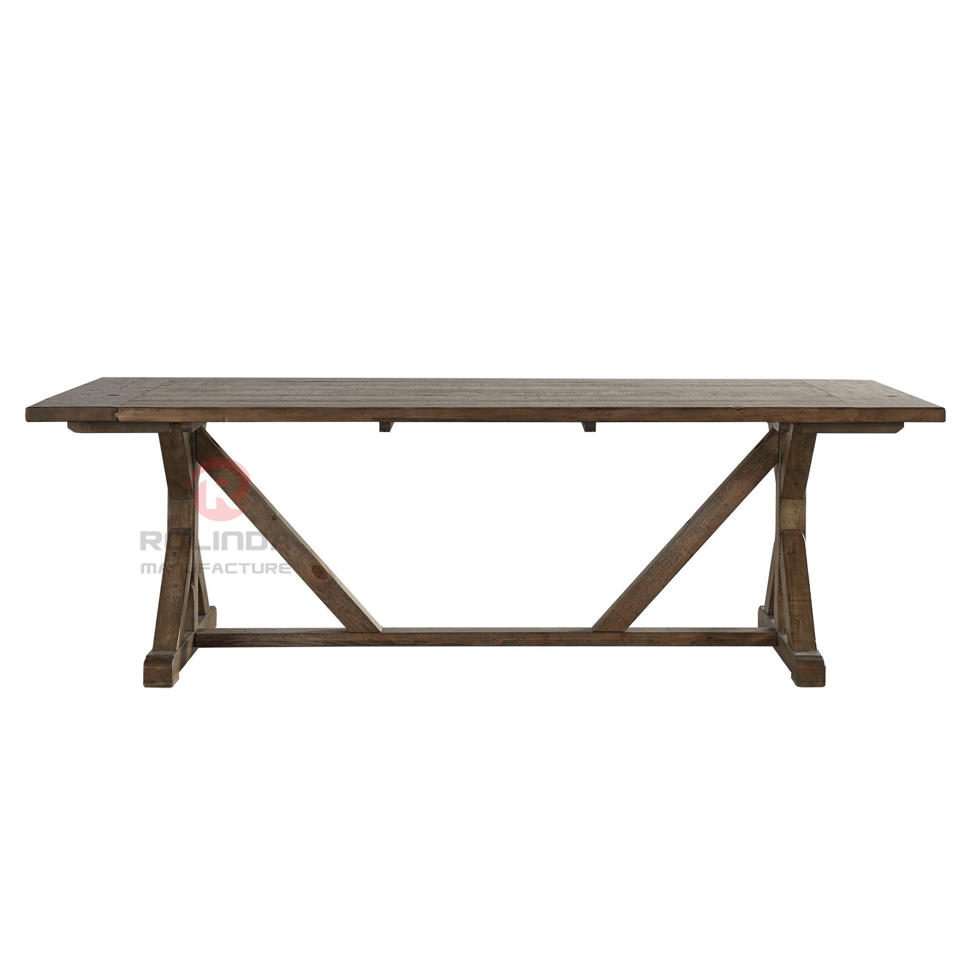 Solid wood removable outdoor banquet party wedding table Rectangular farm table