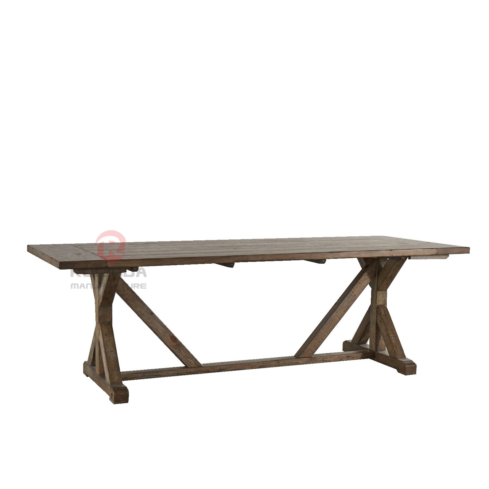 Solid wood removable outdoor banquet party wedding table Rectangular farm table