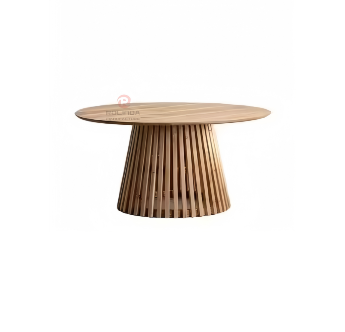 Country style removable outdoor indoor Restaurant Hotel Table Round natural solid wood farm table