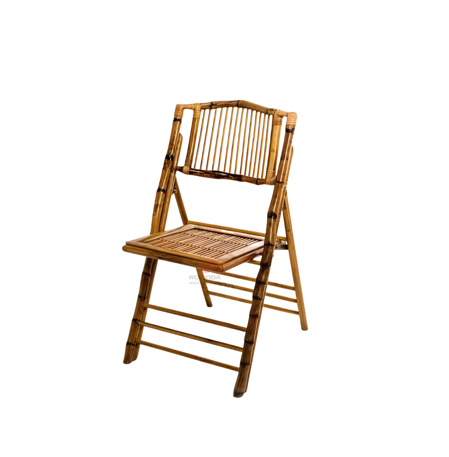 Wooden color outdoor camping wedding banquet bamboo folding chairs