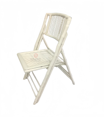 White Wedding Outdoor camping Party Teahouse Restaurant Bamboo folding chairs