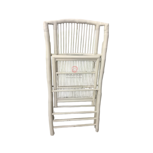 White Wedding Outdoor camping Party Teahouse Restaurant Bamboo folding chairs