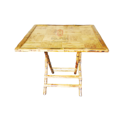 High quality outdoor banquet Balcony Restaurant table Square bamboo folding table