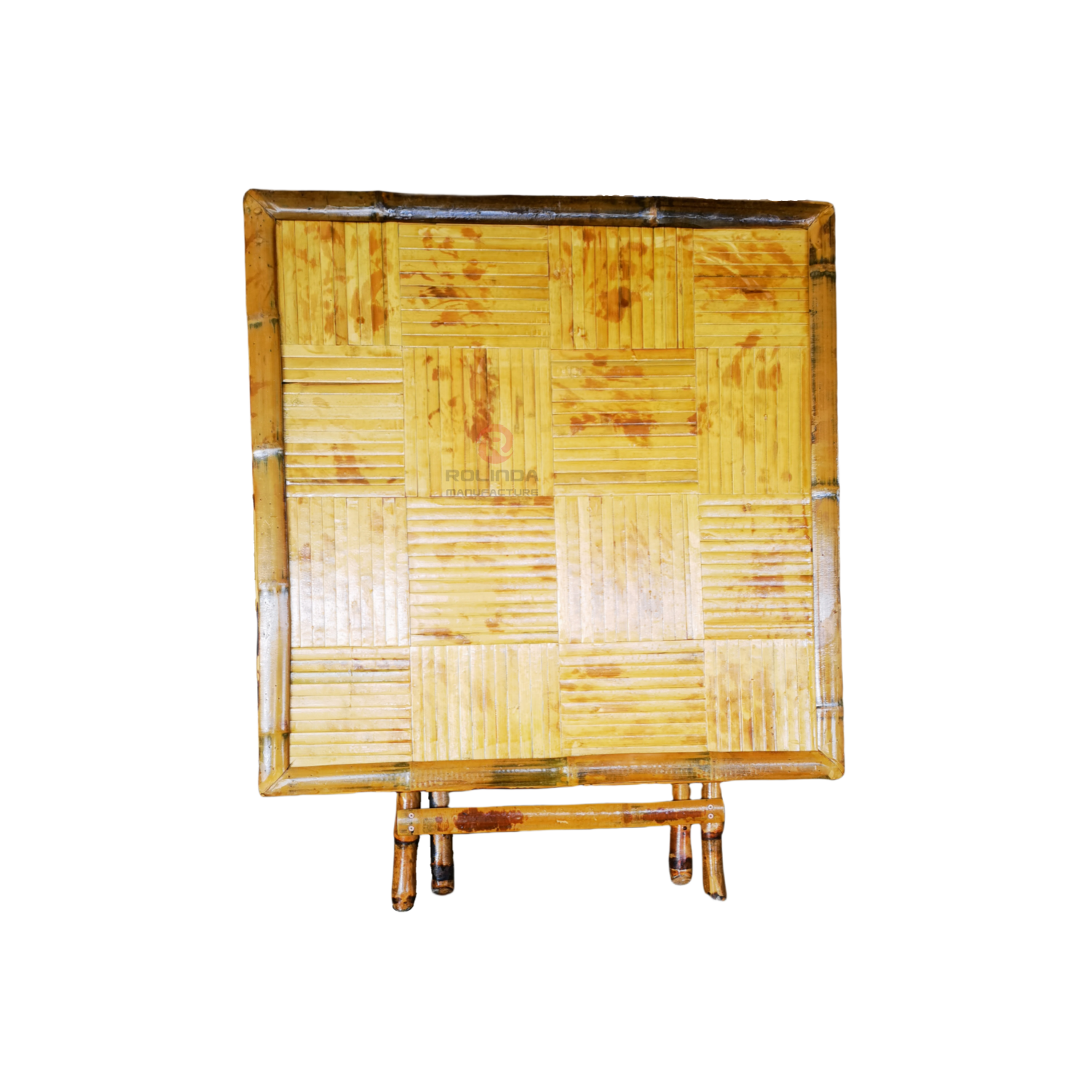 High quality outdoor banquet Balcony Restaurant table Square bamboo folding table