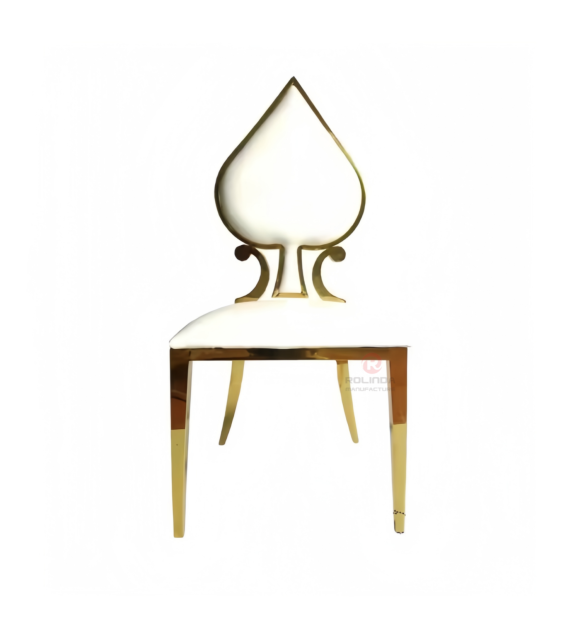 Wholesale Wedding Party Banquet PU Leather Sponge Stainless Steel Chairs