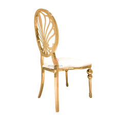 Wedding party Banquet event Phoenix Round pattern hollowed out chair