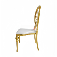 Wedding party Banquet event Phoenix Round pattern hollowed out chair