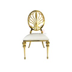 Wedding party Banquet event Phoenix Round pattern hollowed out chair