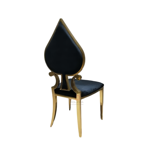 Wholesale Wedding Party Banquet PU Leather Sponge Stainless Steel Chairs