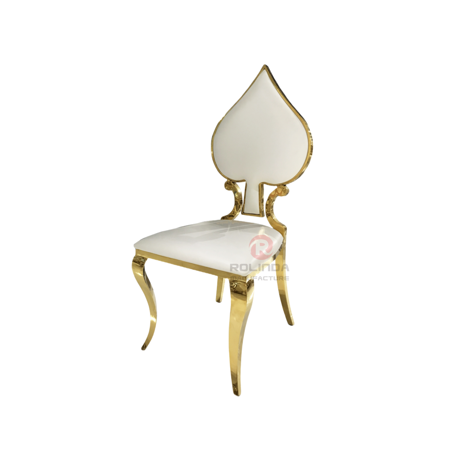 Wholesale Wedding Party Banquet PU Leather Sponge Stainless Steel Chairs