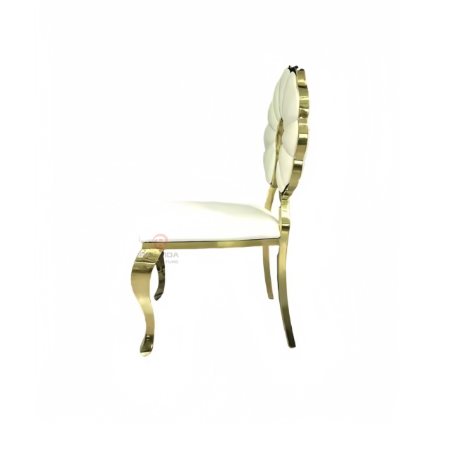 Wholesale Golden Wedding Banquet Restaurant Party Party Chairs Stainless Steel Chairs