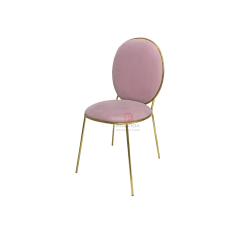 Stackable banquet event Gold flower cutout chair chair stainless steel chair