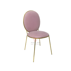 Stackable banquet event Gold flower cutout chair chair stainless steel chair
