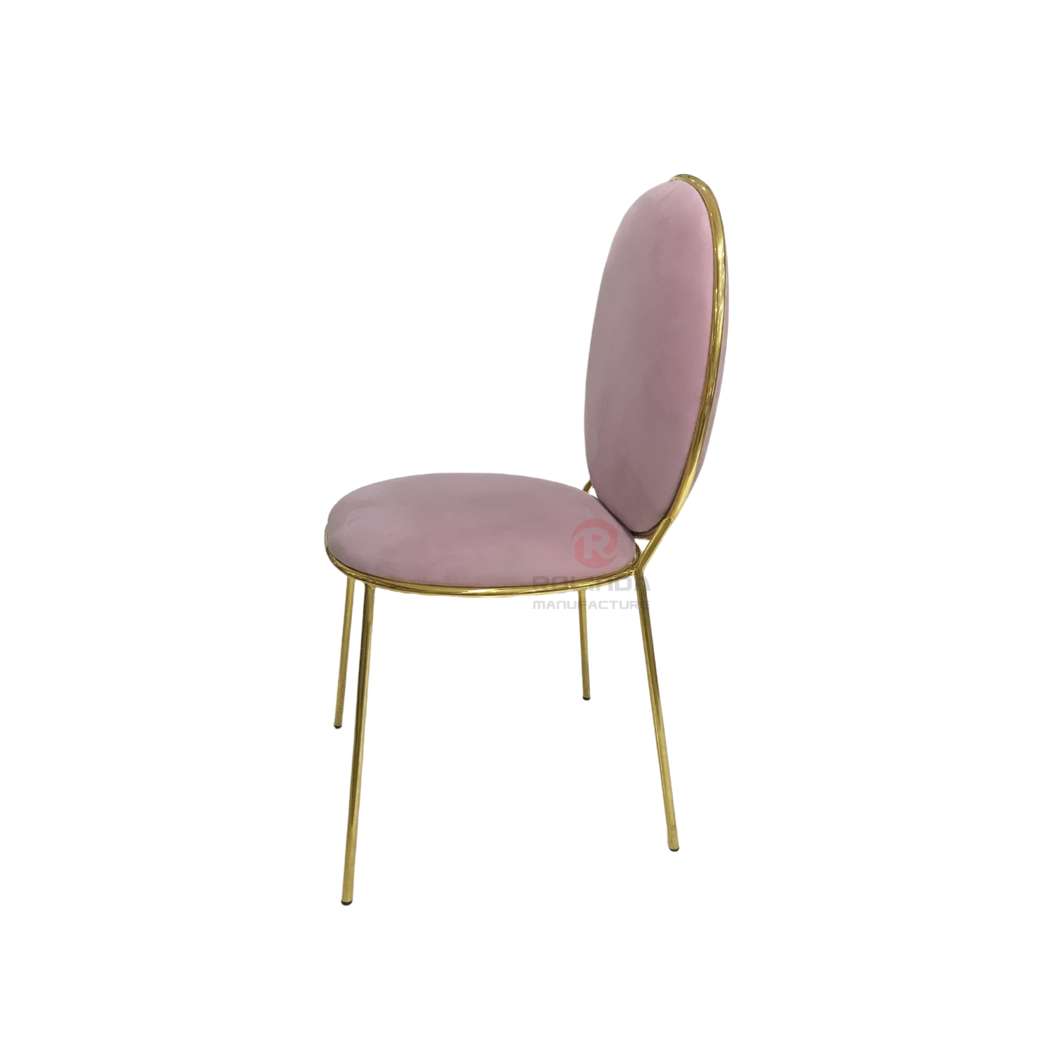 Stackable banquet event Gold flower cutout chair chair stainless steel chair
