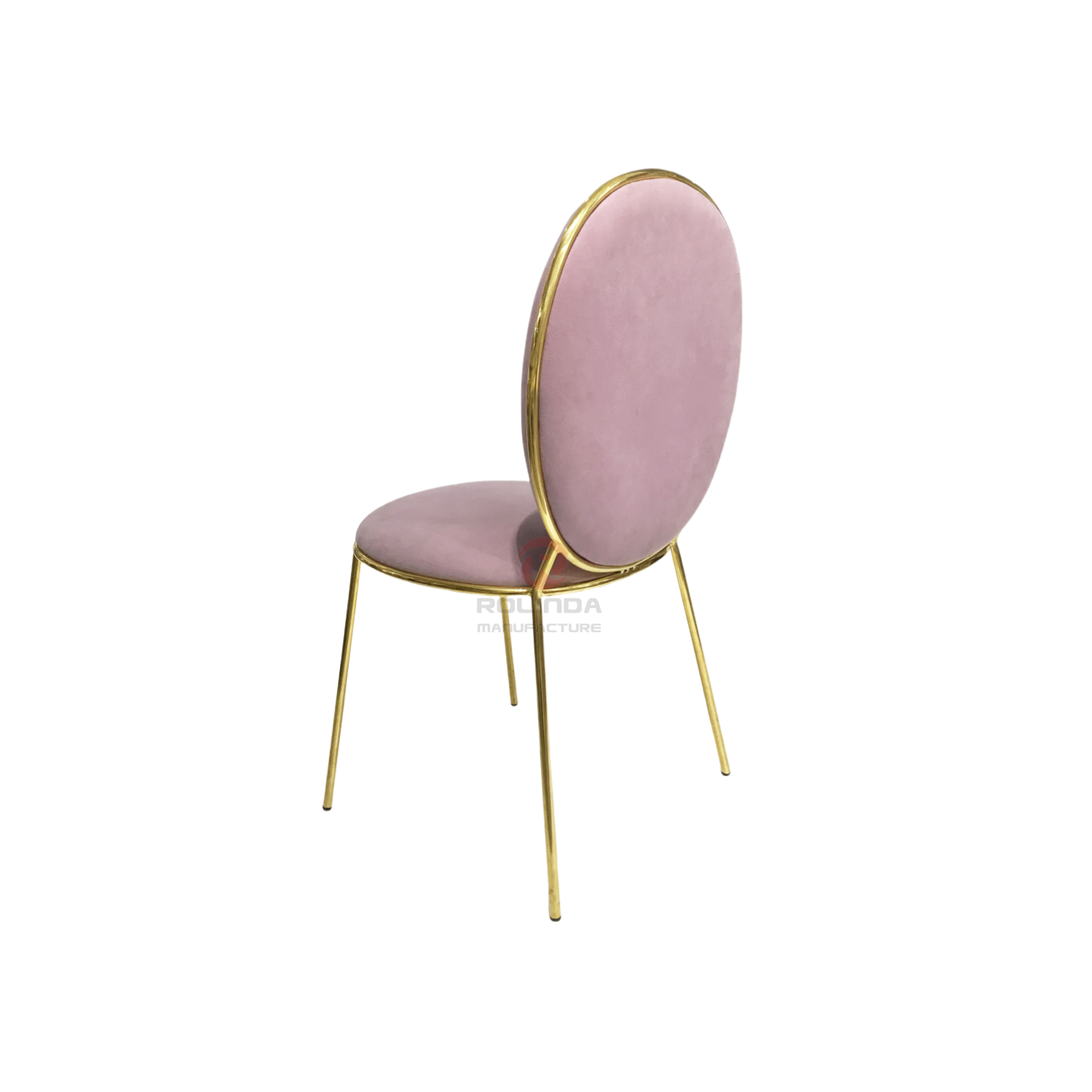 Stackable banquet event Gold flower cutout chair chair stainless steel chair