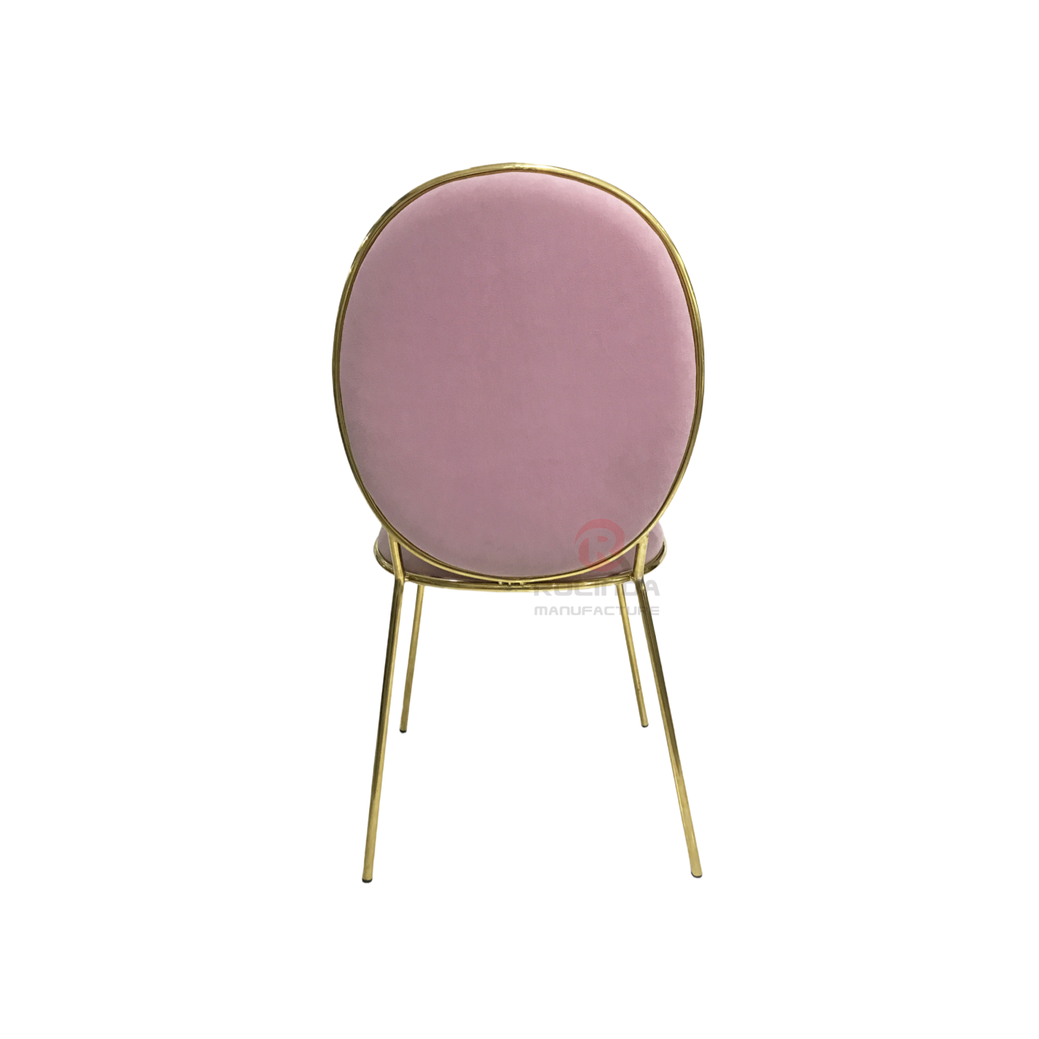 Stackable banquet event Gold flower cutout chair chair stainless steel chair