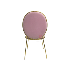 Stackable banquet event Gold flower cutout chair chair stainless steel chair