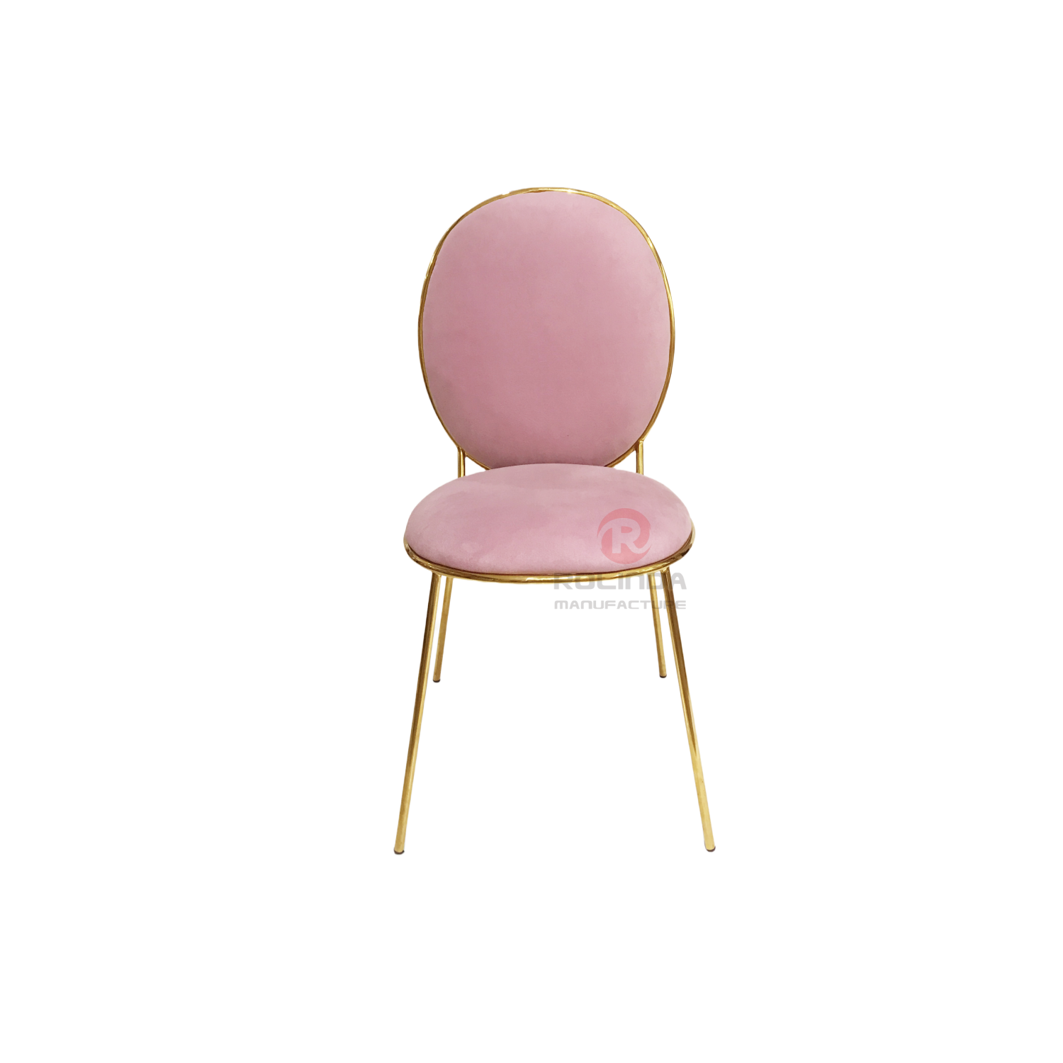 Stackable banquet event Gold flower cutout chair chair stainless steel chair