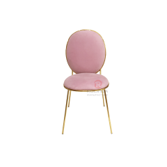 Stackable banquet event Gold flower cutout chair chair stainless steel chair