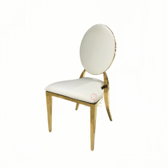 Round PU cushion cushion Wedding Bar Hotel Cafe stainless steel chairs