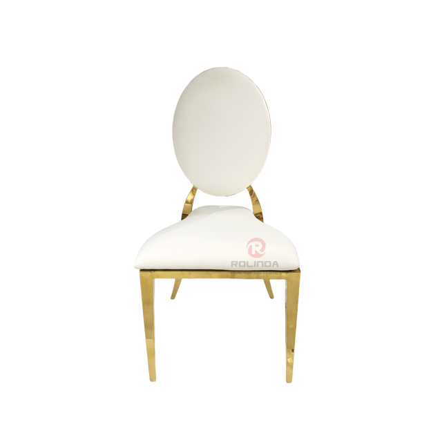 Round PU cushion cushion Wedding Bar Hotel Cafe stainless steel chairs