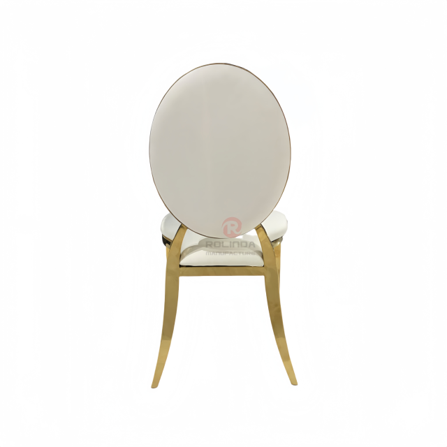 Round PU cushion cushion Wedding Bar Hotel Cafe stainless steel chairs