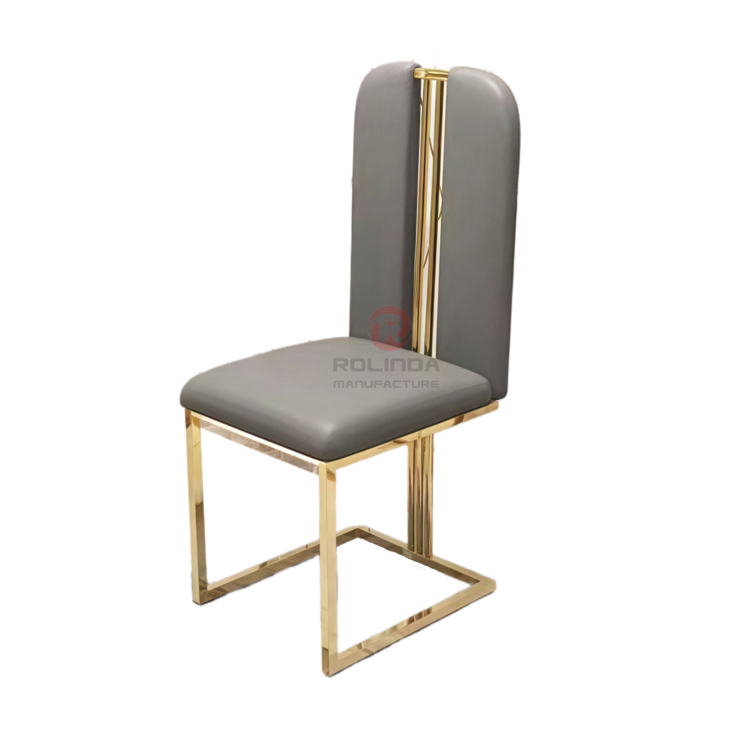 Green velvet L-shaped high back luxury hotel lounge stainless steel chair