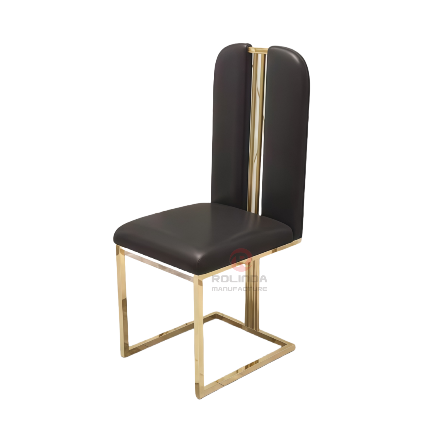 Green velvet L-shaped high back luxury hotel lounge stainless steel chair