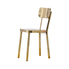 Metal Industrial style bar Kitchen terrace balcony furniture Stainless steel chairs