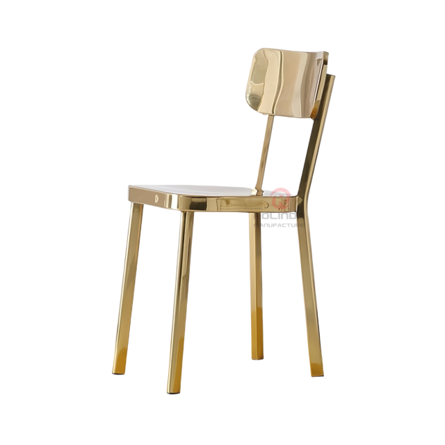 Metal Industrial style bar Kitchen terrace balcony furniture Stainless steel chairs