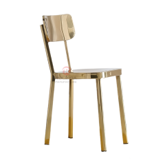 Metal Industrial style bar Kitchen terrace balcony furniture Stainless steel chairs