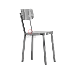 Metal Industrial style bar Kitchen terrace balcony furniture Stainless steel chairs