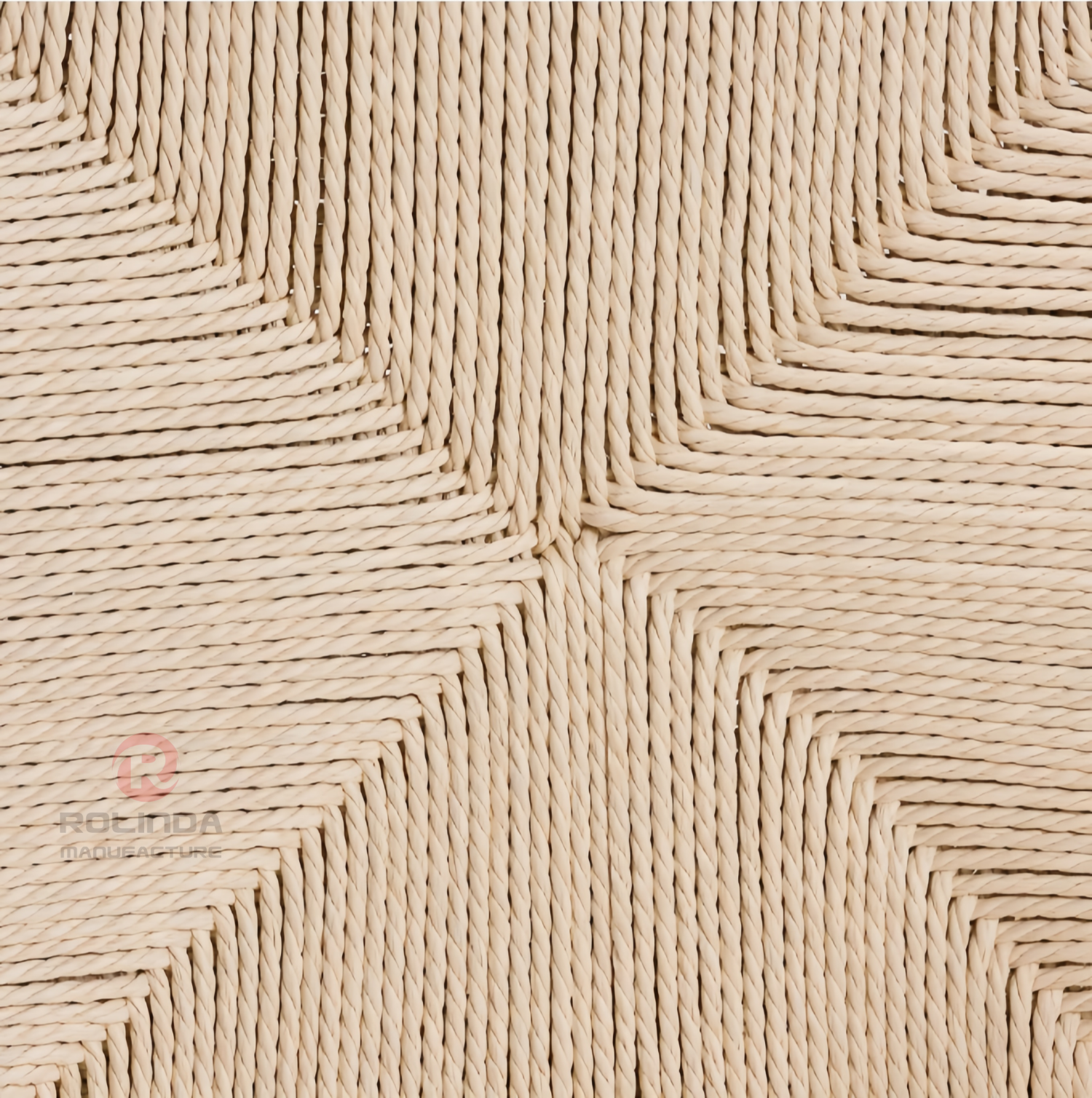 Light colored rope braided cushion bar chair Hotel Restaurant Y solid wood chair