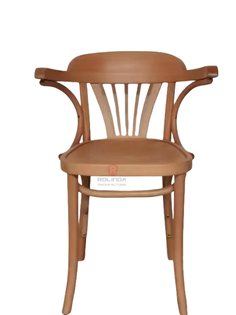 Original wood color corner chair in living room bedroom balcony rattan Solid wood armchairs