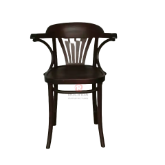 Black corner chair in living room Bedroom fan-back rattan cushion solid wood armchair