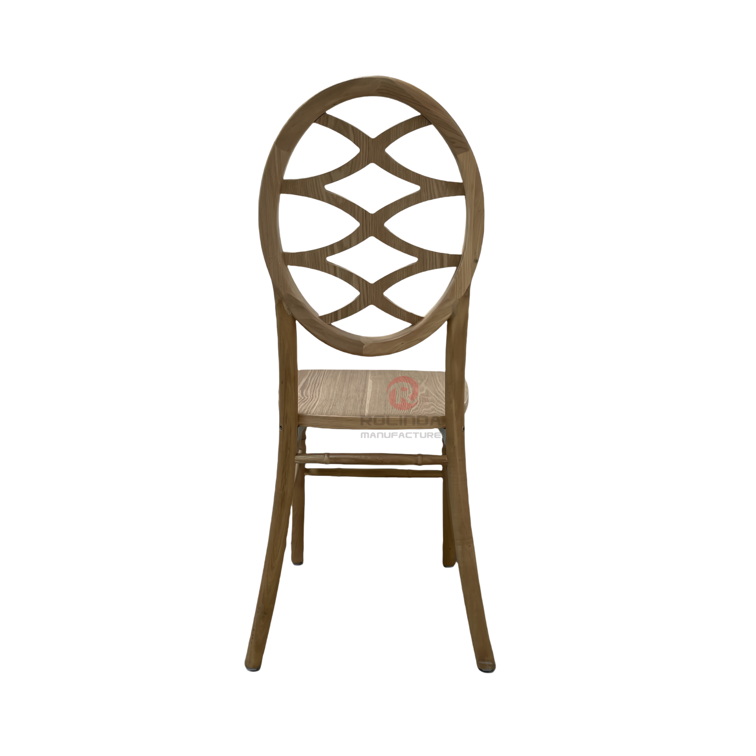 Dark wedding banquet round multi-cross patterned backrest chair Phoenix Chair