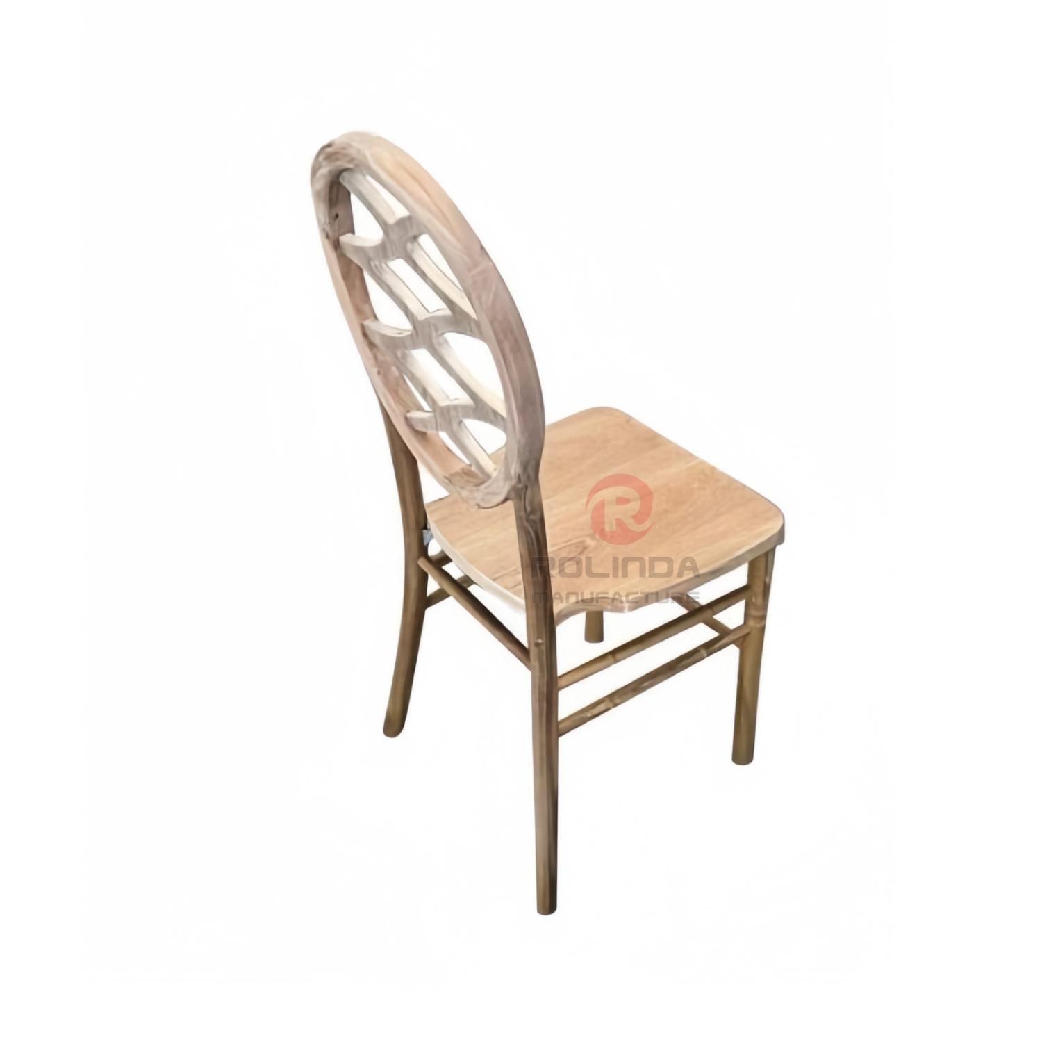 Dark wedding banquet round multi-cross patterned backrest chair Phoenix Chair