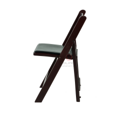 Black outdoor wedding balcony soft cushion Wimbledon chair resin folding chair