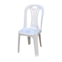 White modern portable garden beach outdoor stackable PP plastic chair